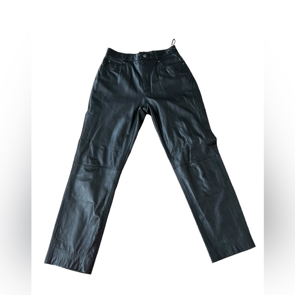 Wilson leather moto pants size 8‎ - Picture 1 of 11